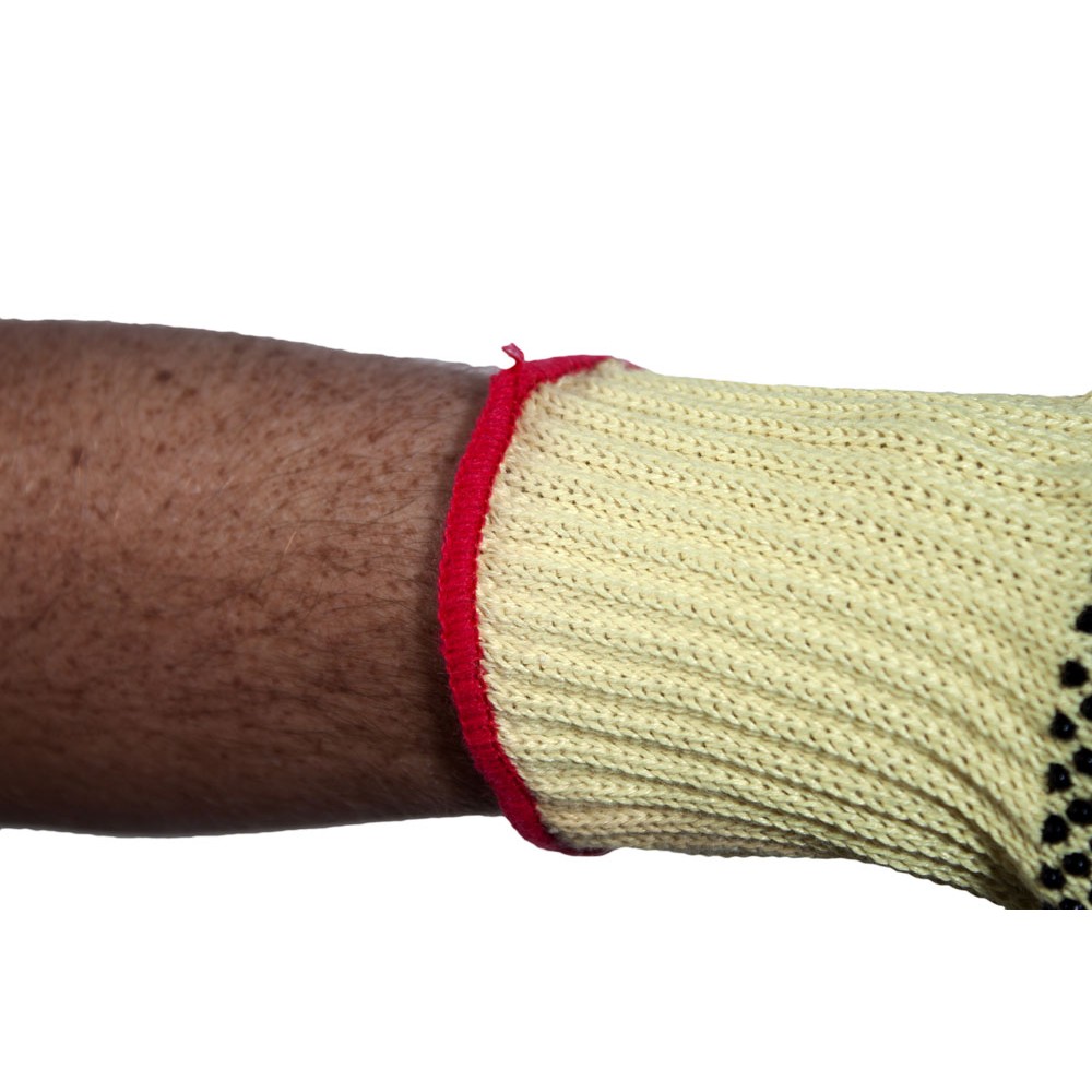 Kevlar PVC Dot Fingerless Glove WorkWear Experts